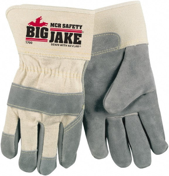 MCR Safety 1700S Leather Work Gloves Safety Cuff