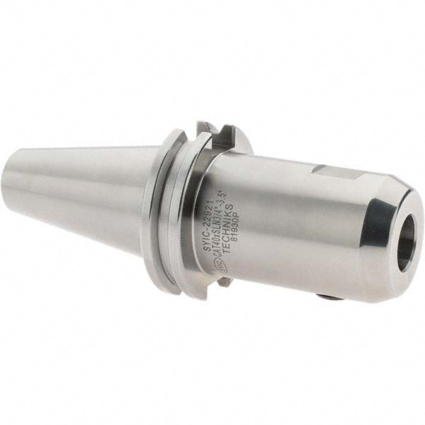 Techniks 22921 End Mill Holder: CAT40 Taper, Taper Shank, 3/4" Hole Dia