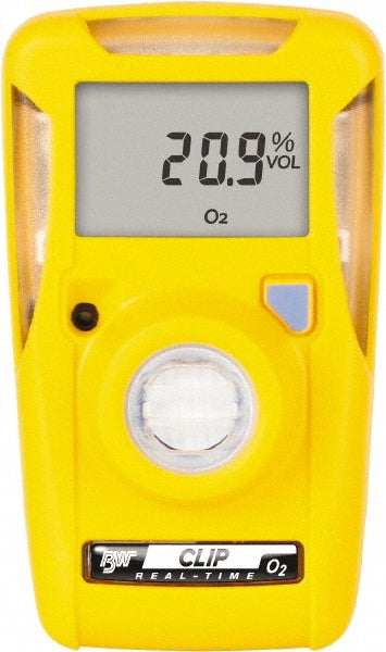 BW Technologies by Honeywell BWC2-X Single Gas Detector: Oxygen, 0 to 25% Vol., Light, LCD