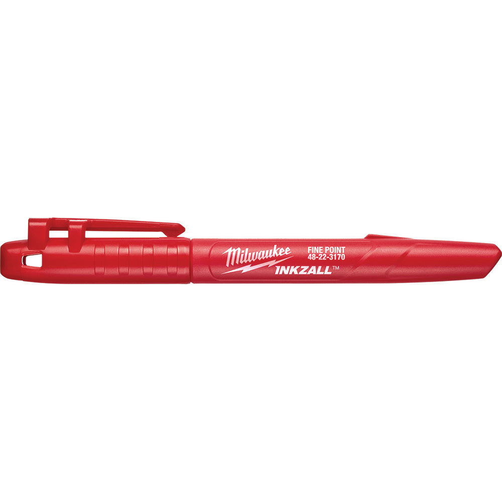 Milwaukee Tool 48-22-3170 INKZALL Red Fine Point Marker