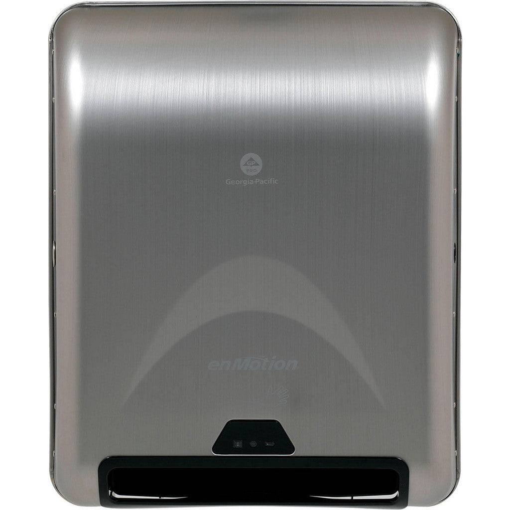 Georgia Pacific 59466A Enmotion 8" Recessed Automated Touchless Paper Towel Dispenser, Stainless Steel