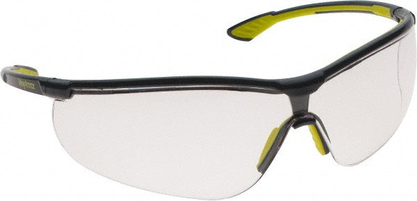 HexArmor 11-15002-05 Safety Glasses: Anti-Fog, Polycarbonate, Clear Lenses, Half-Framed