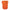 Rubbermaid Commercial Trash Can Orange 32 gal Plastic (2119308)