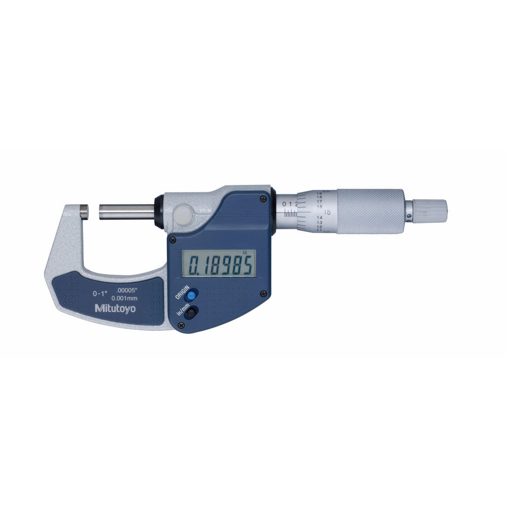 Mitutoyo 293-831-32-CAL Electronic Outside Micrometer: 0 to 1", Carbide Face