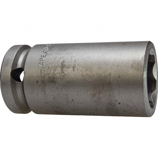 Apex SF-18MM25 Impact Socket: 1/2" Drive, 18 mm Socket, Hex Drive