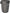 Rubbermaid FG262000GRAY BRUTE 20 gal Vented Trash Container, Gray