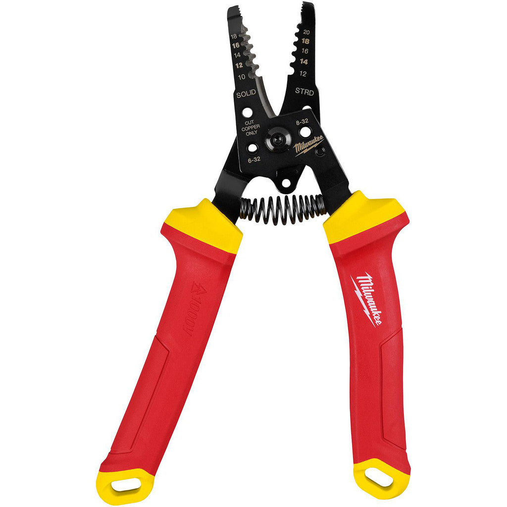 Milwaukee Tool 48-22-2214 Wire Stripper & Cutter, 1000V, Insulated, 10-20 AWG