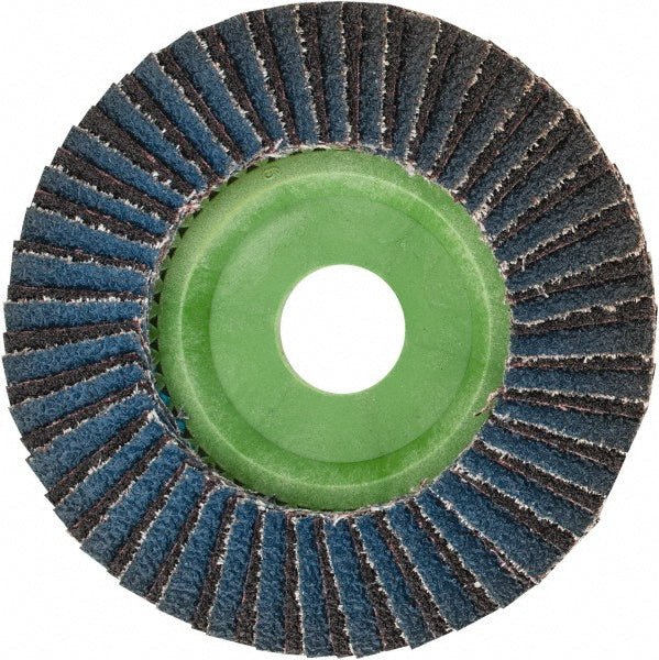 Norton 66623399004 Flap Disc: 4-1/2" Dia, 7/8" Hole, Zirconia Alumina, Type 27 (Pack of 10)