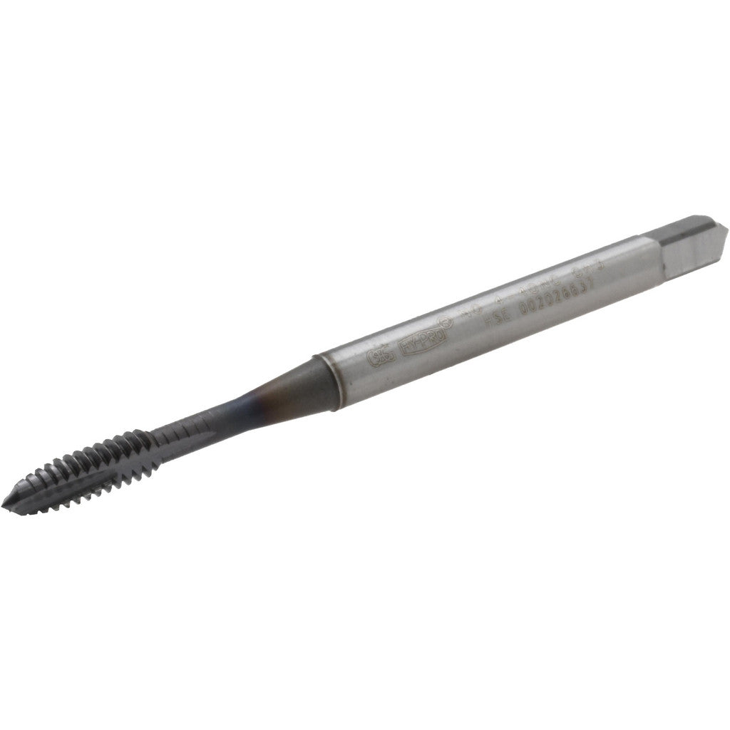 OSG 2811408 Spiral Point Tap: #4-40 UNC, 2 Flutes, Plug Chamfer, HSS-E Vanadium, TiCN Coated