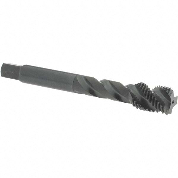 OSG 138401 Spiral Flute Tap: 7/16-20 UNF, 3 Flutes, Bottoming, Vanadium High Speed Steel, Oxide Coated