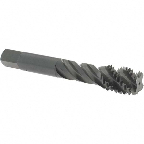 OSG 139201 Spiral Flute Tap: 5/8-11 UNC, 4 Flutes, Bottoming, 3B Class of Fit, Vanadium High Speed Steel, Oxide Coated