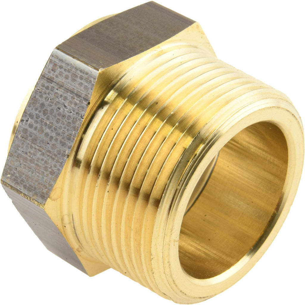 LDI Industries LSP151-07-01 1-1/8" Sight Diam, 1-1/4" Thread, 1.44" OAL, Low Pressure Pipe Thread Lube Sight with Reflector Sight Glass & Flow Sight