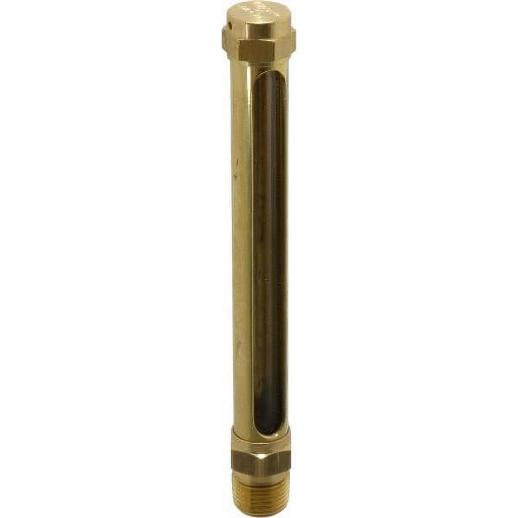 LDI Industries G307-3 4-1/4 Inch Long Sight, 3/8 Inch Thread Size, Buna-N Seal Straight to Male Thread, Vented Oil-Level Indicators and Gauge