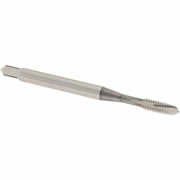 OSG 2806400 Spiral Point Tap: #4-40 UNC, 2 Flutes, Plug Chamfer, 2B/3B Class of Fit, HSS-E Vanadium, Bright/Uncoated Coated
