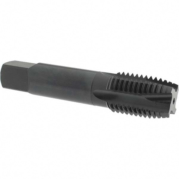 OSG 2895301 Spiral Point Tap: M30x3.5 Metric, 4 Flutes, Plug Chamfer, 6H Class of Fit, HSS-E Vanadium, Steam Oxide Coated