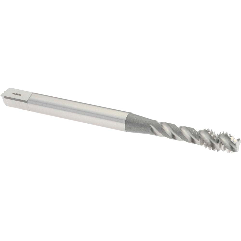 OSG 2912800 Spiral Flute Tap: #8-32, UNC, 3 Flute, Modified Bottoming Chamfer, 2B Class of Fit, Vanadium High-Speed Steel, Bright/Uncoated Finish
