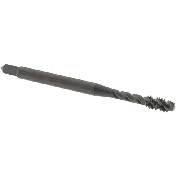 OSG 2917701 Spiral Flute Tap: #6-32, UNC, 3 Flute, Modified Bottoming Chamfer, 1B Class of Fit, Vanadium High-Speed Steel, Oxide Finish