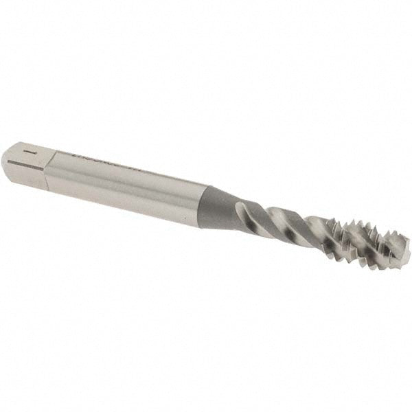 OSG 2930000 Spiral Flute Tap: 1/4-20, UNC, 3 Flute, Modified Bottoming Chamfer, 3B Class of Fit, Vanadium High-Speed Steel, Bright/Uncoated Finish