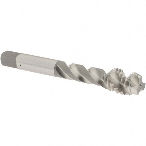OSG 2932400 Spiral Flute Tap: 1/2-13, UNC, 3 Flute, Modified Bottoming Chamfer, 3B Class of Fit, Vanadium High-Speed Steel, Bright/Uncoated Finish