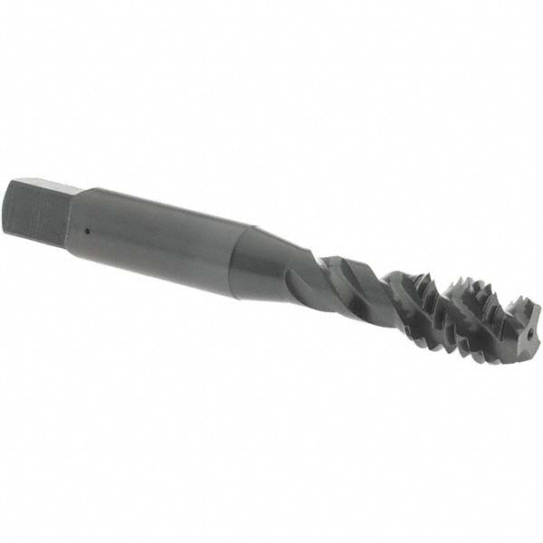 OSG 2941901 Spiral Flute Tap: 3/8-16, UNC, 3 Flute, Modified Bottoming Chamfer, 2B Class of Fit, Vanadium High-Speed Steel, Oxide Finish