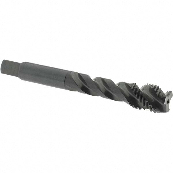 OSG 2992201 Spiral Flute Tap: M12x1.5, Metric Fine, 3 Flute, Modified Bottoming Chamfer, 4H Class of Fit, Vanadium High-Speed Steel, Oxide Finish