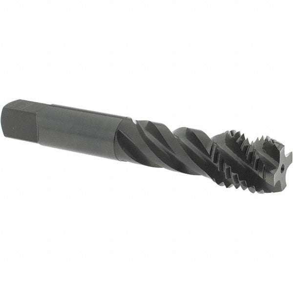 OSG 2993601 Spiral Flute Tap: M20x2.5, Metric Coarse, 4 Flute, Modified Bottoming Chamfer, 4H Class of Fit, Vanadium High-Speed Steel, Oxide Finish