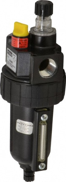 Parker 16L34BE Intermediate Compressed Air Lubricator: 1/2" Port, NPT Ends, 90 CFM