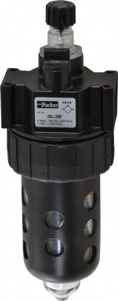 Parker 06L12BE Intermediate Compressed Air Lubricator: 1/4" Port, NPT Ends, 40 CFM