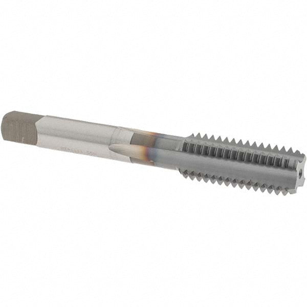 OSG 1122608 Straight Flute Tap: 1/2-13 UNC, 4 Flute, Bottoming Chamfer, 3B Class of Fit, High-Speed Steel, TiCN Finish