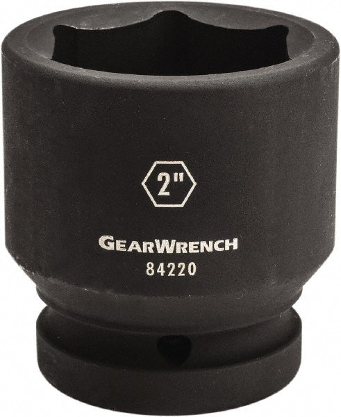 GEARWRENCH 84237 Impact Socket: 1" Drive, 3-1/8" Socket, Hex Drive