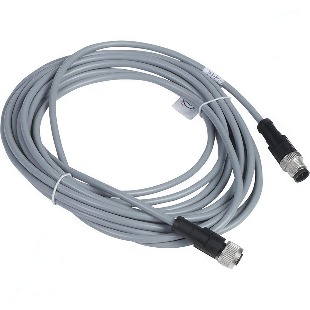 Telemecanique Sensors XZCRV1511041C5 3 Amp, M12 4 Pin Female Straight (End 2), M12 4 Pin Male Straight (End 1) Jumper Cable Sensor and Receptacle
