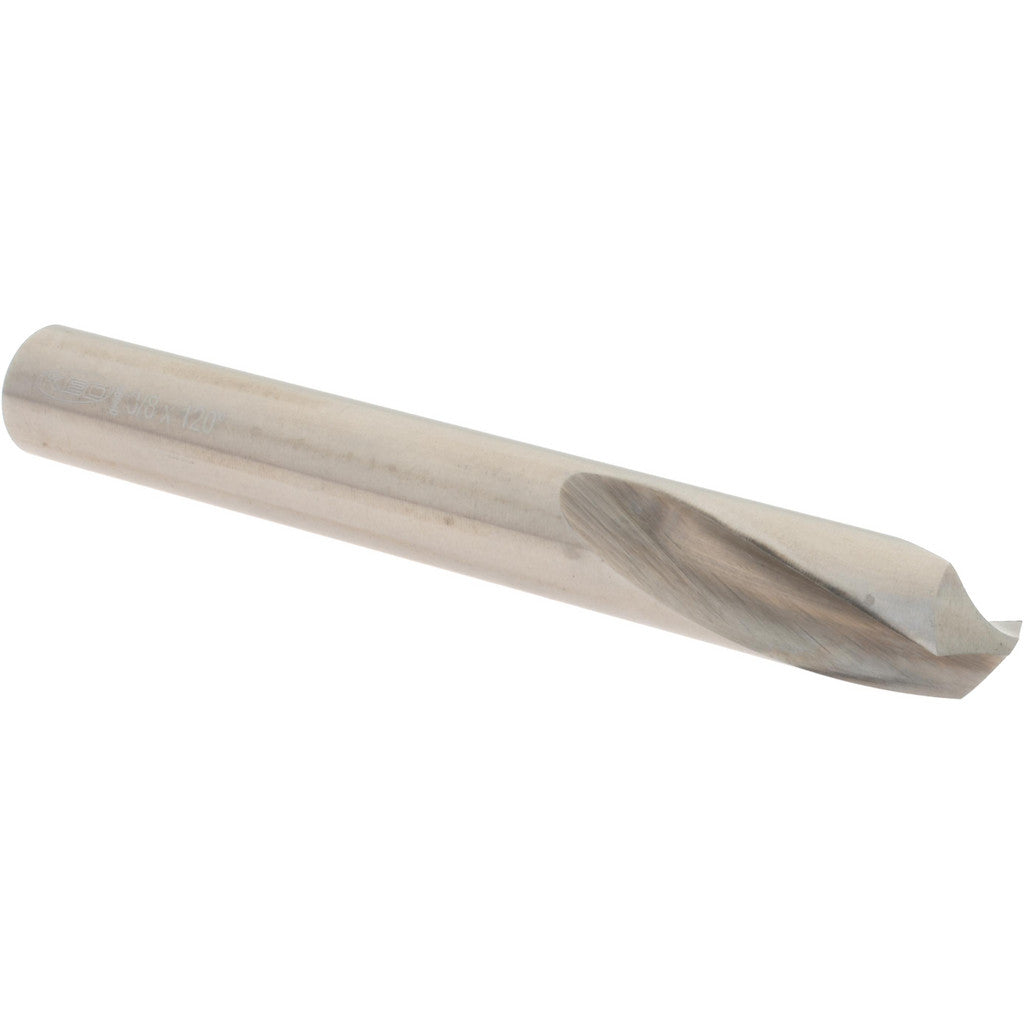 Keo 956-000-091 Spotting Drill: 3/8" Dia, 120 deg, 3-1/8" OAL, High-Speed Steel