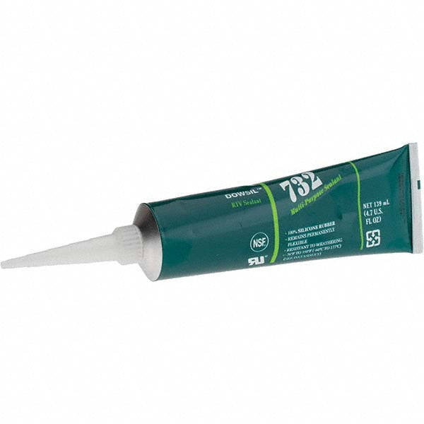 DOWSIL 3138348 Sealant: 139 mL Tube, Clear, Silicone