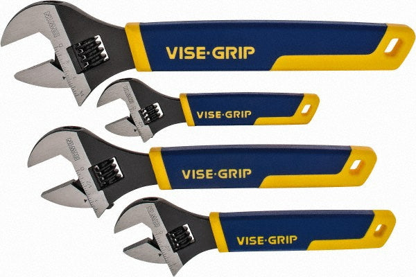Irwin 2078706 Adjustable Wrench Set: 4 Pc, 6 mm - 12 mm Wrench