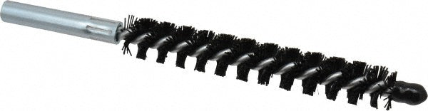 Schaefer Brush 43713 Single Stem/Spiral Condenser Tube Brush: 9/16" Dia, 6-1/4" OAL, Nylon Bristles