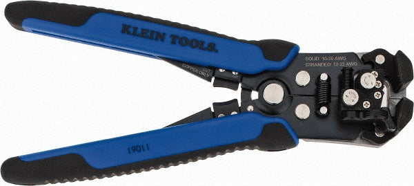 Klein Tools 11061 Wire Stripper: 20 AWG Solid 22 AWG Stranded & 14/2 Romex, 10 AWG Solid 12 AWG Stranded & 12/2 Romex Wire Max Capacity