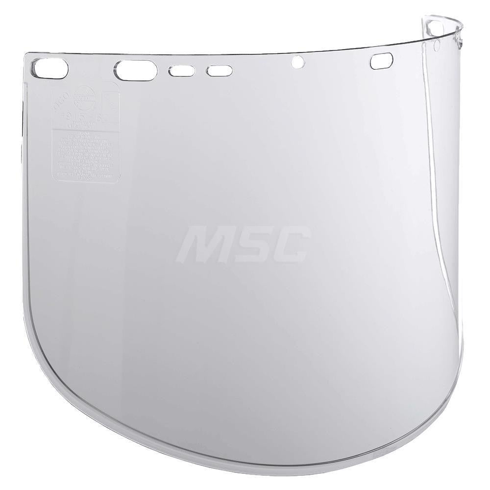 Jackson Safety 29084 Face Shield Windows & Screens: Replacement Window, Clear, 9" High, 0.06" Thick