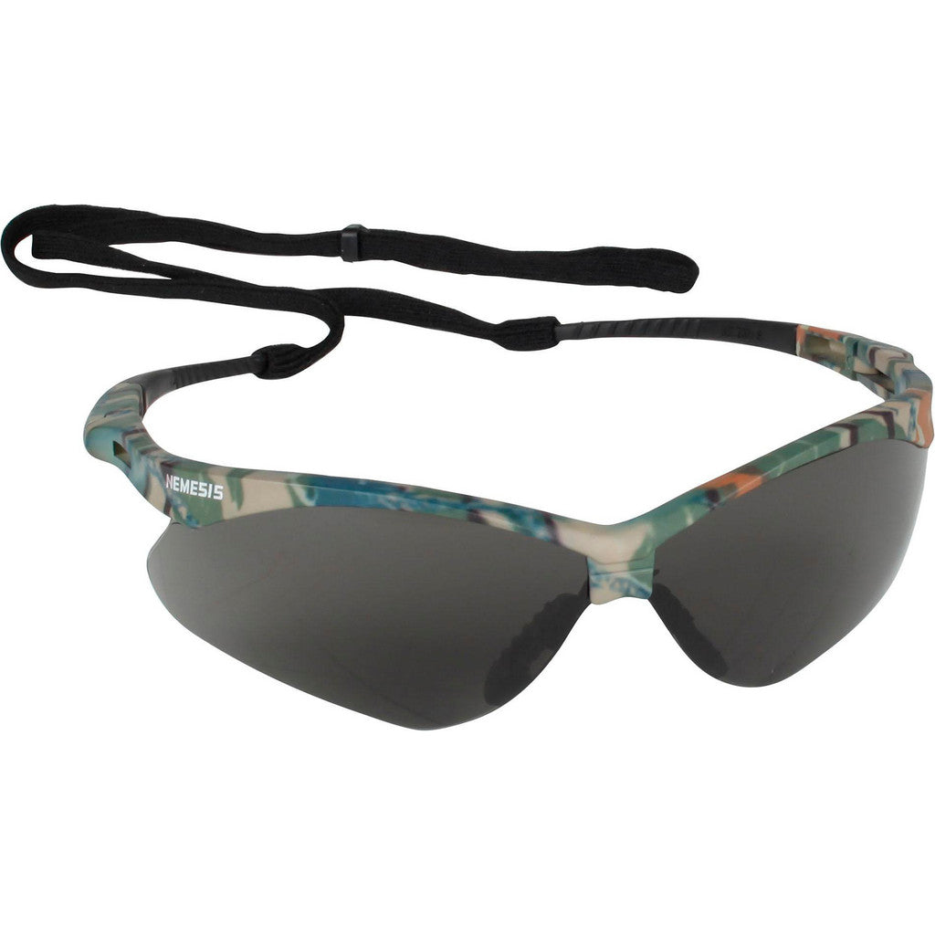 KleenGuard 22609 Safety Glasses: Anti-Fog & Scratch-Resistant, Polycarbonate, Smoke Lenses, Full-Framed