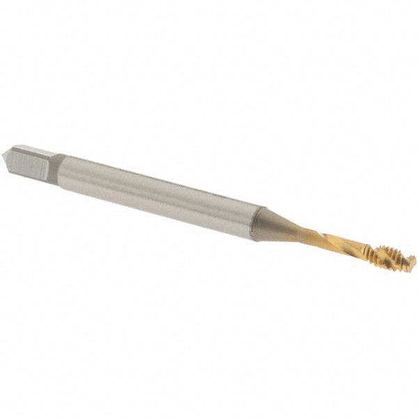 OSG 1645002562 Spiral Flute Tap: #2-56 UNC, 2 Flutes, Modified Bottoming, 2B Class of Fit, Vanadium High Speed Steel, TIN Coated