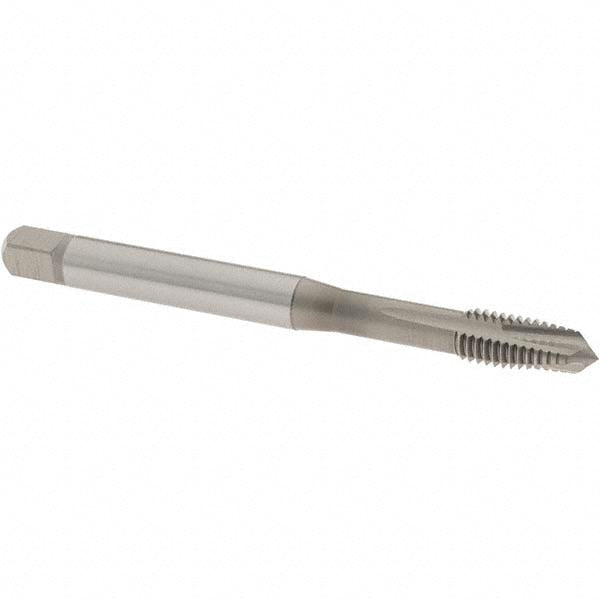 OSG 3380008255 Spiral Point Tap: M8x1.25, 3 Flutes, Plug, 6H Class of Fit, Powdered Metal, HR Coated