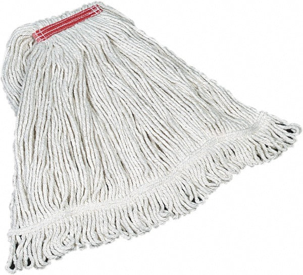 Rubbermaid FGD11306WH00 Wet Mop Loop: Side Loading, Large, White Mop, Cotton