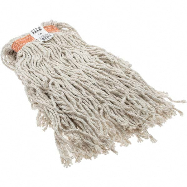 Rubbermaid FGF11700WH00 Wet Mop Cut: Clamp Jaw, Medium, White Mop, Blended Fiber (Pack of 12)