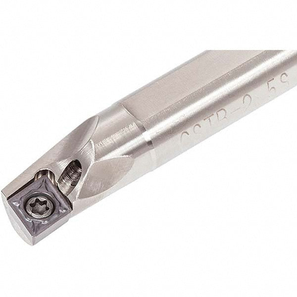 Tungaloy 6854285 Indexable Boring Bar: A08-SCLCR2-D11, 0.6870" Min Bore, 95 deg Lead, Steel
