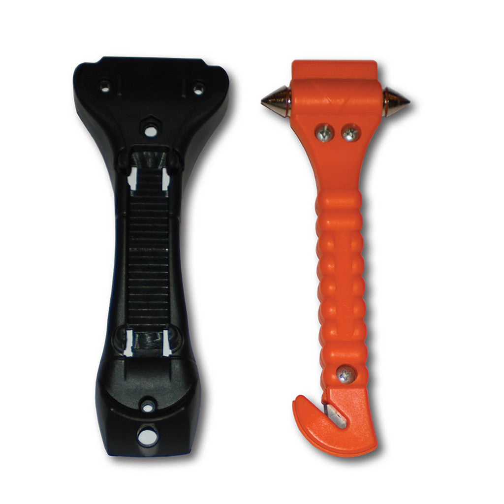EMI 7004 EMT Tools; Tool Type: Window Punch; Emergency Hammer; Tool Function: Glass Window Breaker; Seat Belt Cutter; Material: Plastic; Stainless Steel; UNSPSC Code: 42192427