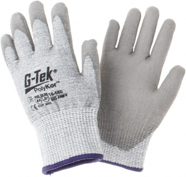 PIP 16-560/XS Cut, Puncture & Abrasion-Resistant Gloves: PiP 16-560, Size X-Small, ANSI Cut A4, ANSI Puncture 4, Polyurethane, PolyKor