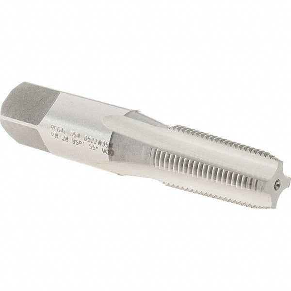 Regal Cutting Tools 015730AS British Standard Pipe Tap: 1/8-28 BSPT, Plug Chamfer, 4 Flute