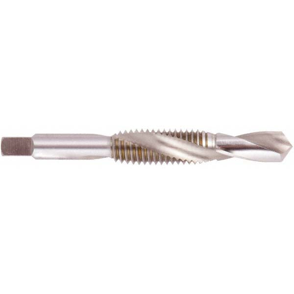 Regal Cutting Tools 007512AS Combination Drill Tap: #8-32, H3, 2 Flutes, High Speed Steel