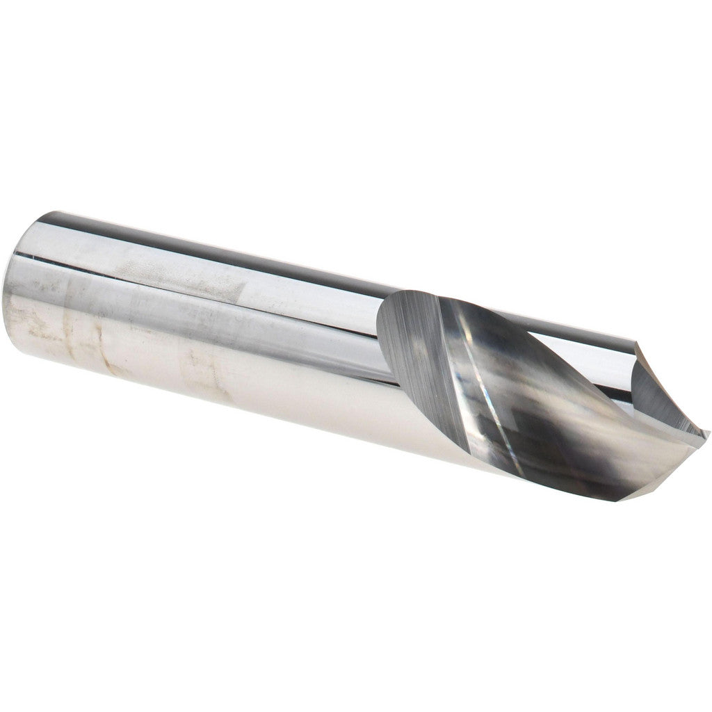 Micro 100 SPD-500-120 Spotting Drill: 1/2" Dia, 120 deg, 2-1/2" OAL, Solid Carbide