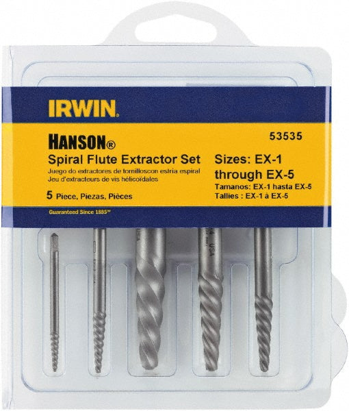 Irwin 53535 Bolt & Screw Extractor Set: