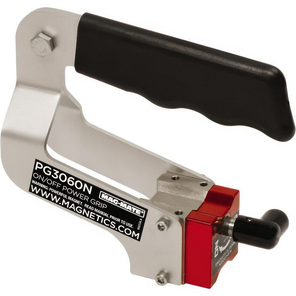 Mag-Mate PG3060N Power Grip Magnet: 60 lb Capacity, Locking On & Off Handle